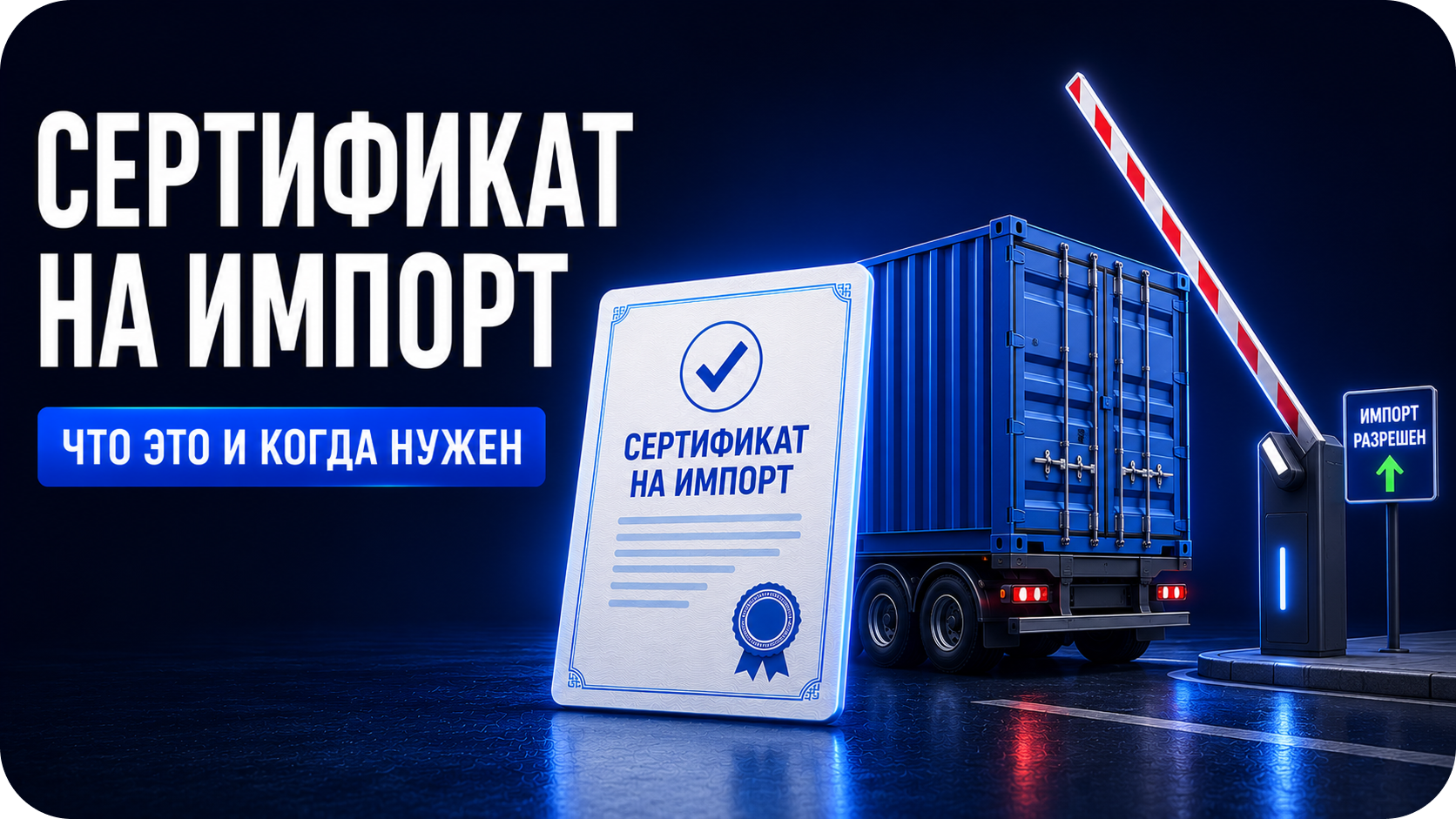 Сертификат на импорт: когда нужен и как оформить